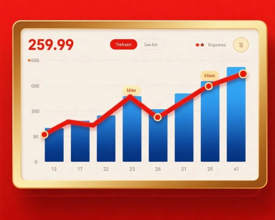 走势图与预测分析示意图